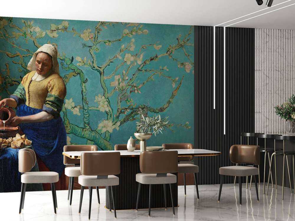 La lattaia e il mandorlo in fiore