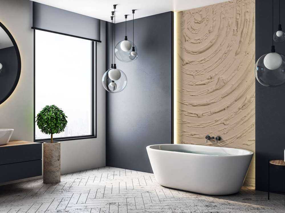 Forme e linee rotonde in color tortora