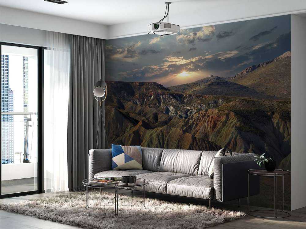 Tramonto in montagna