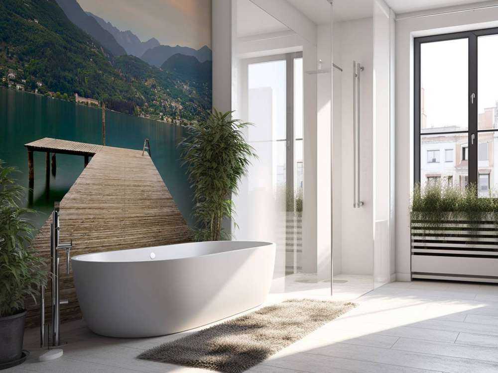 Pontile sul lago di Garda