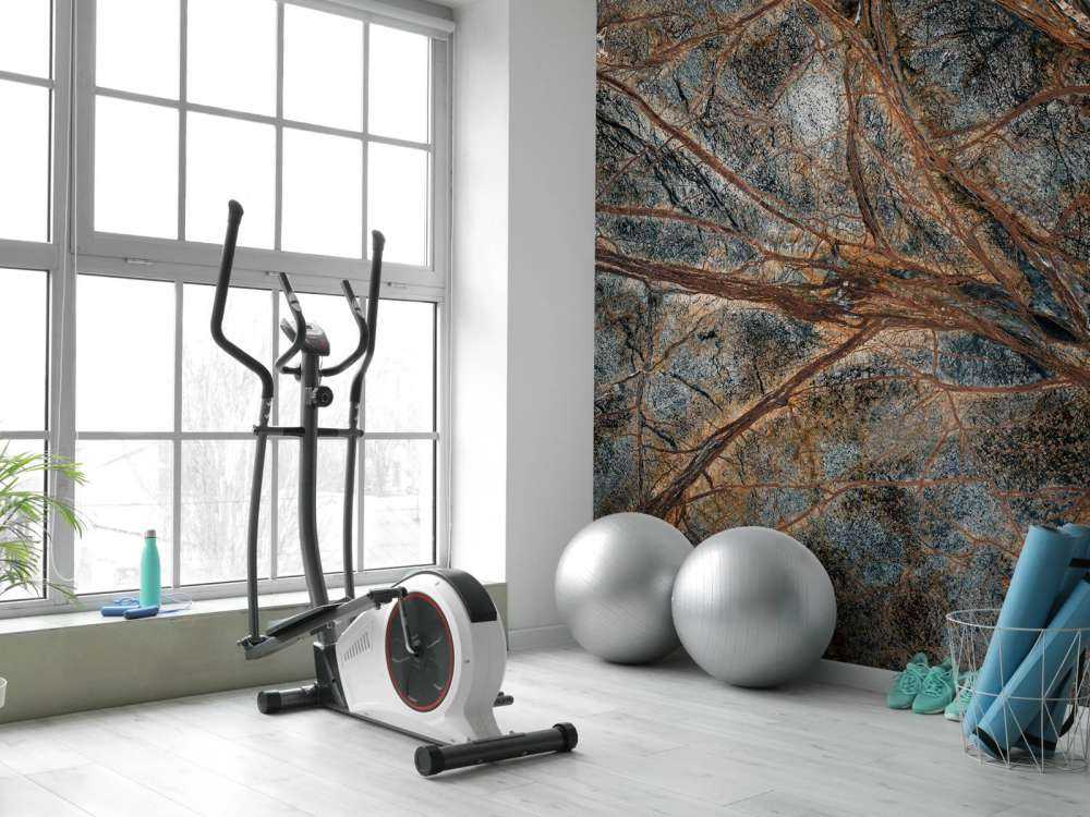 Marmo grigio con struttura venosa dettagliata