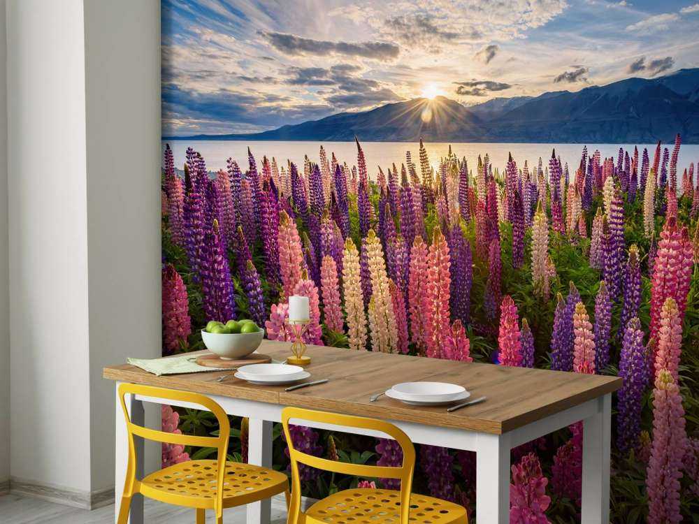 Lupins lakeside