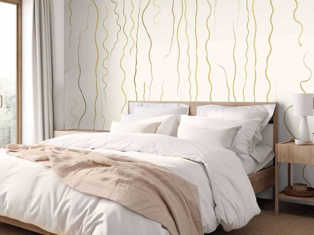 Linee organiche erba beige