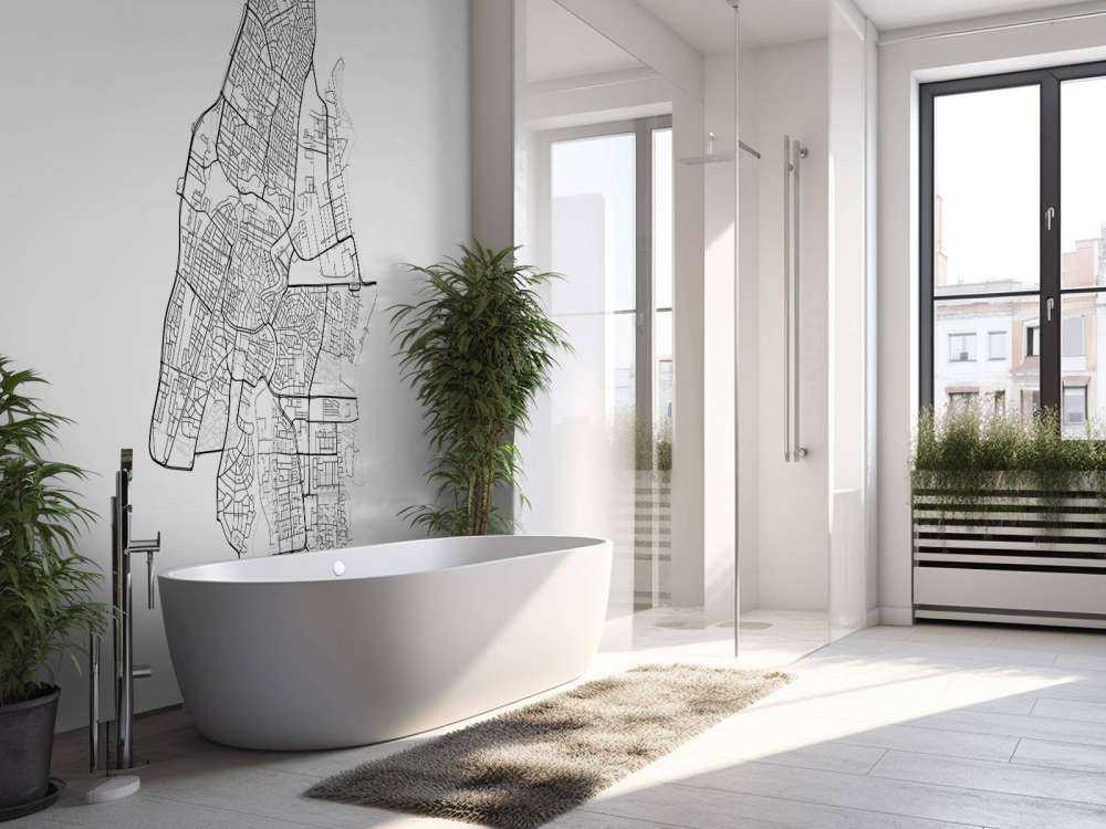 Mappa di Haarlem, bianco