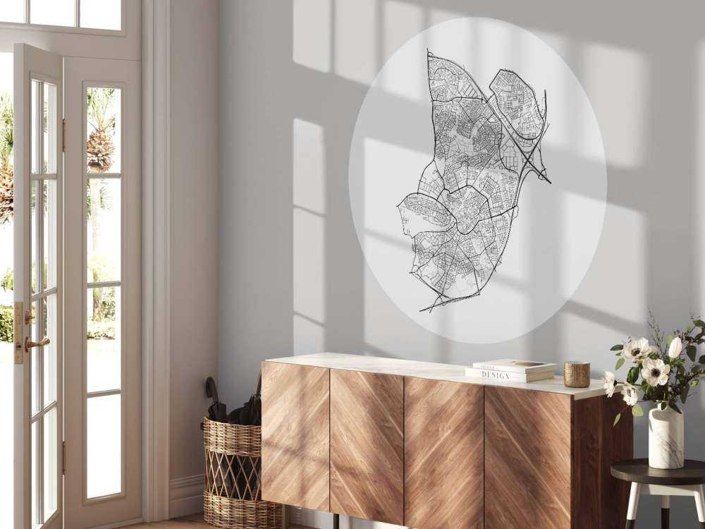 Mappa di Amersfoort, bianco