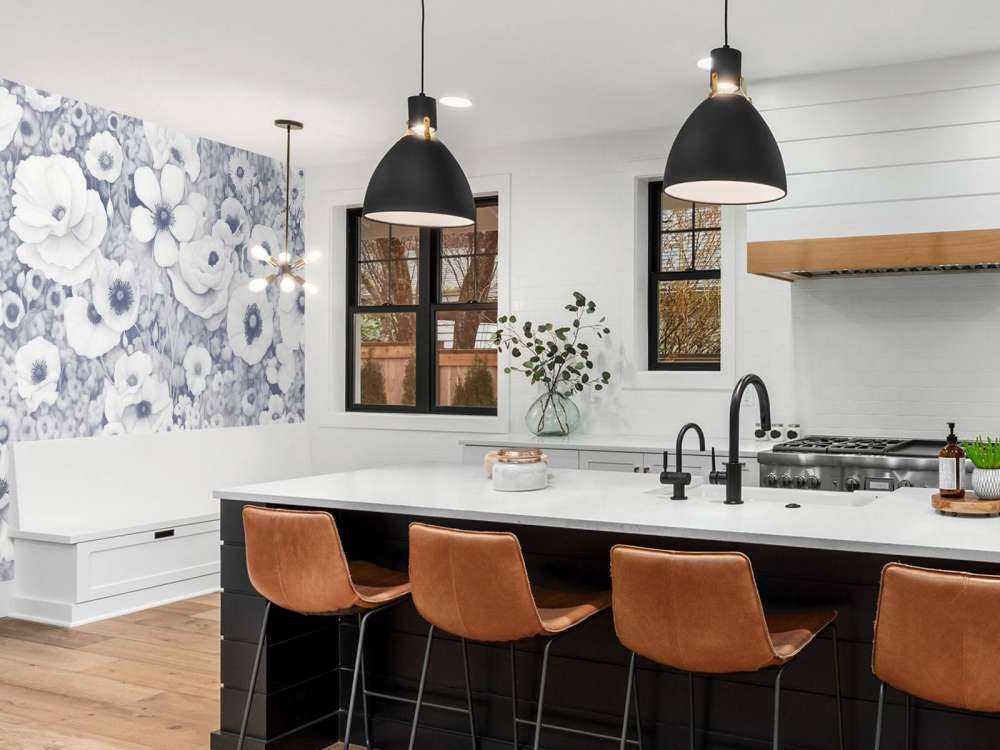 Racconto di Papavero Monocromo Blu