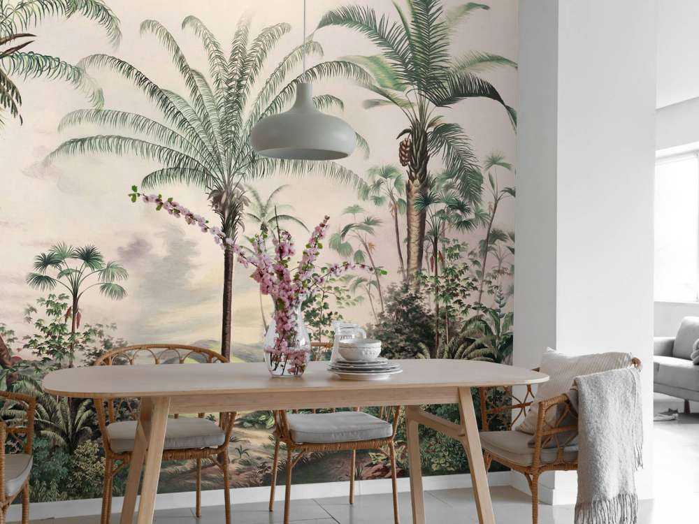 Tropicali Romantici Verde Scuro