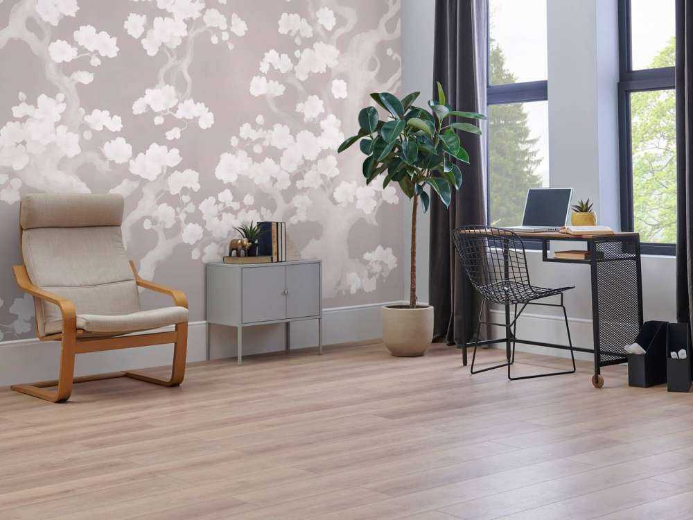 Meravigliosa foresta in fiore - rosa