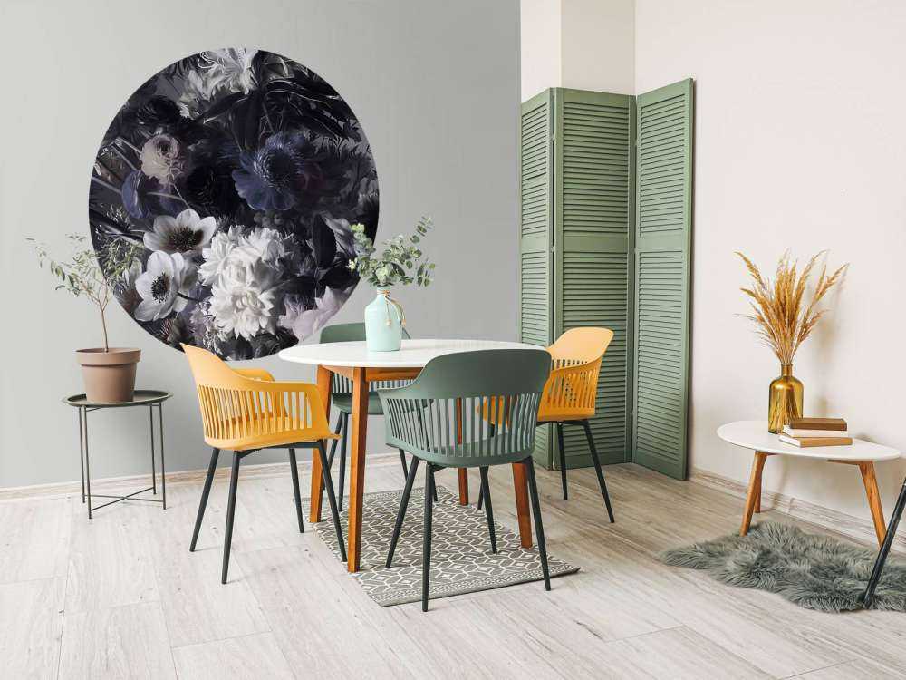 Grande bouquet con anemoni blu