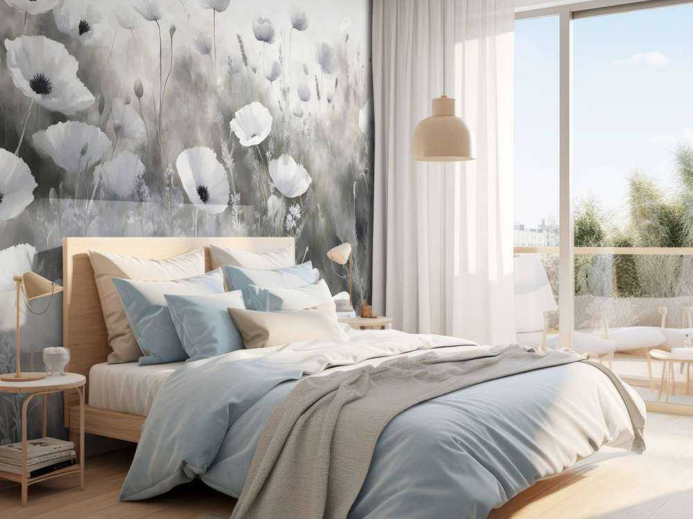 Danza di fiori selvatici - grigio