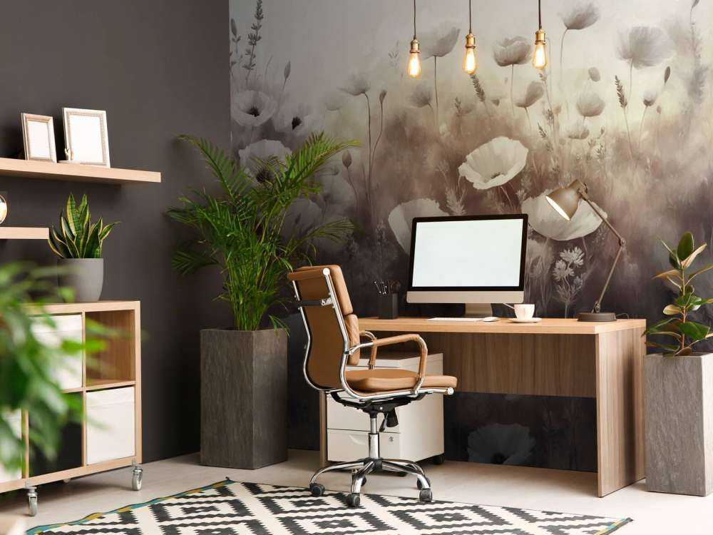 Danza di fiori selvatici - nero