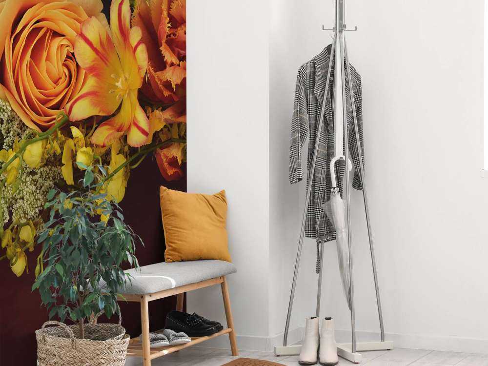 Ghirlanda di fiori disposti