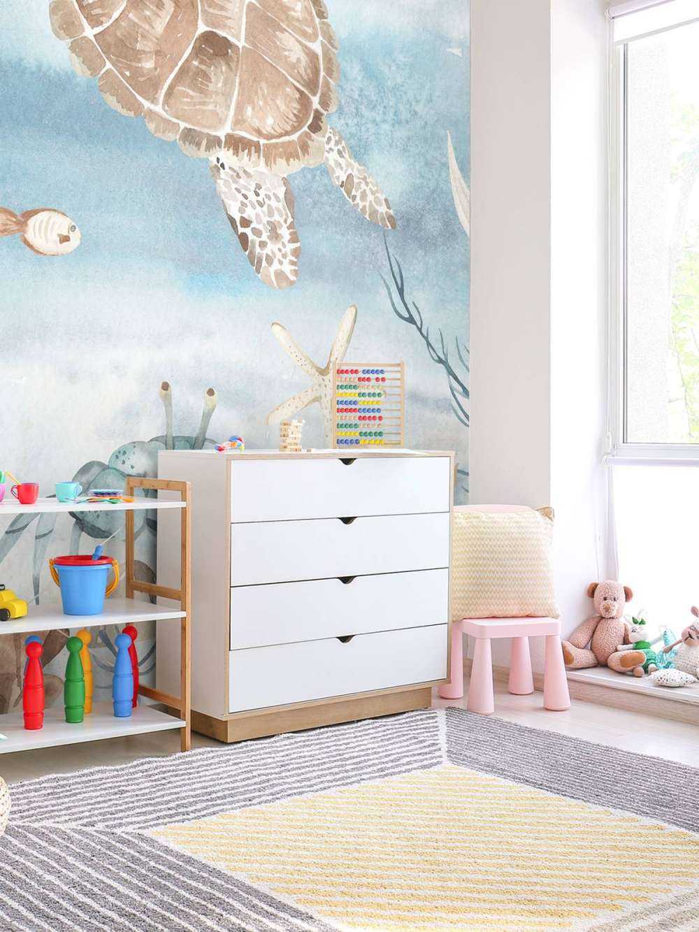 Acquerello tartaruga marina