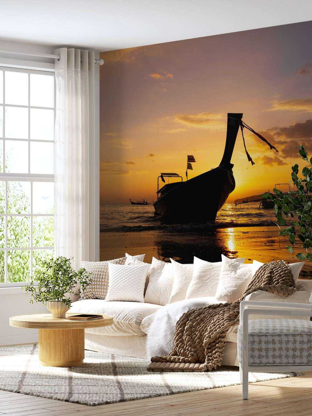 Barca tradizionale a coda lunga