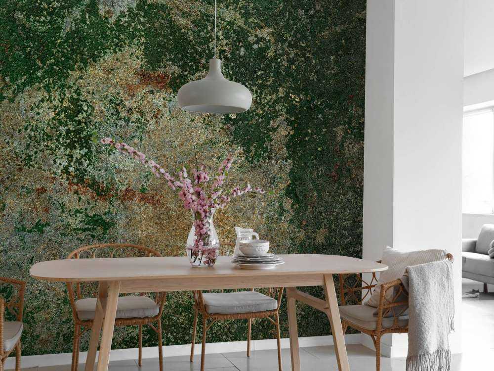 Struttura metallo verde