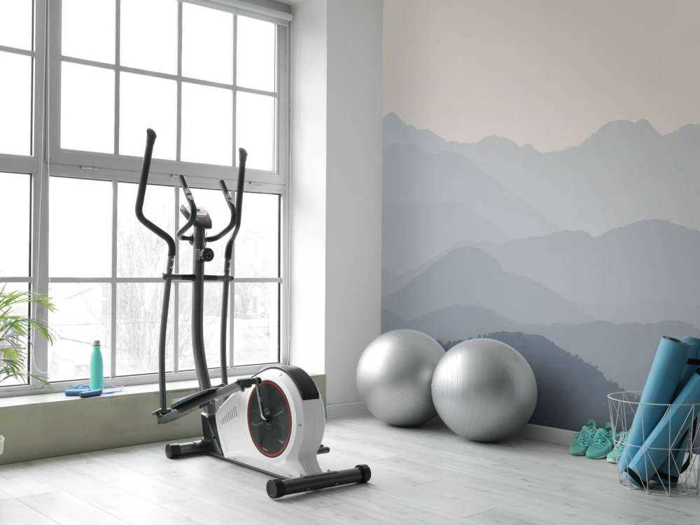 Paesaggio di montagna nella giungla