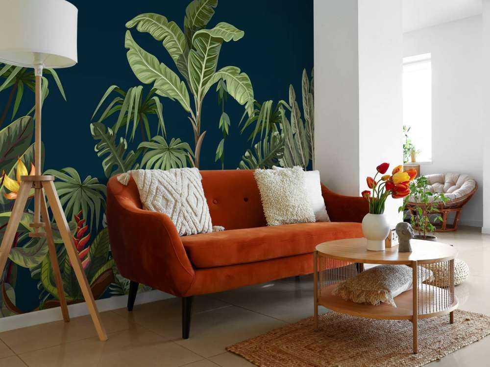 Fiori e alberi della giungla