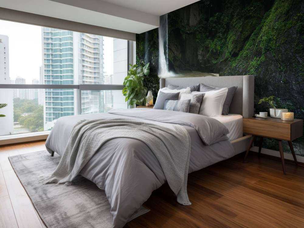 Cascata nella foresta profonda