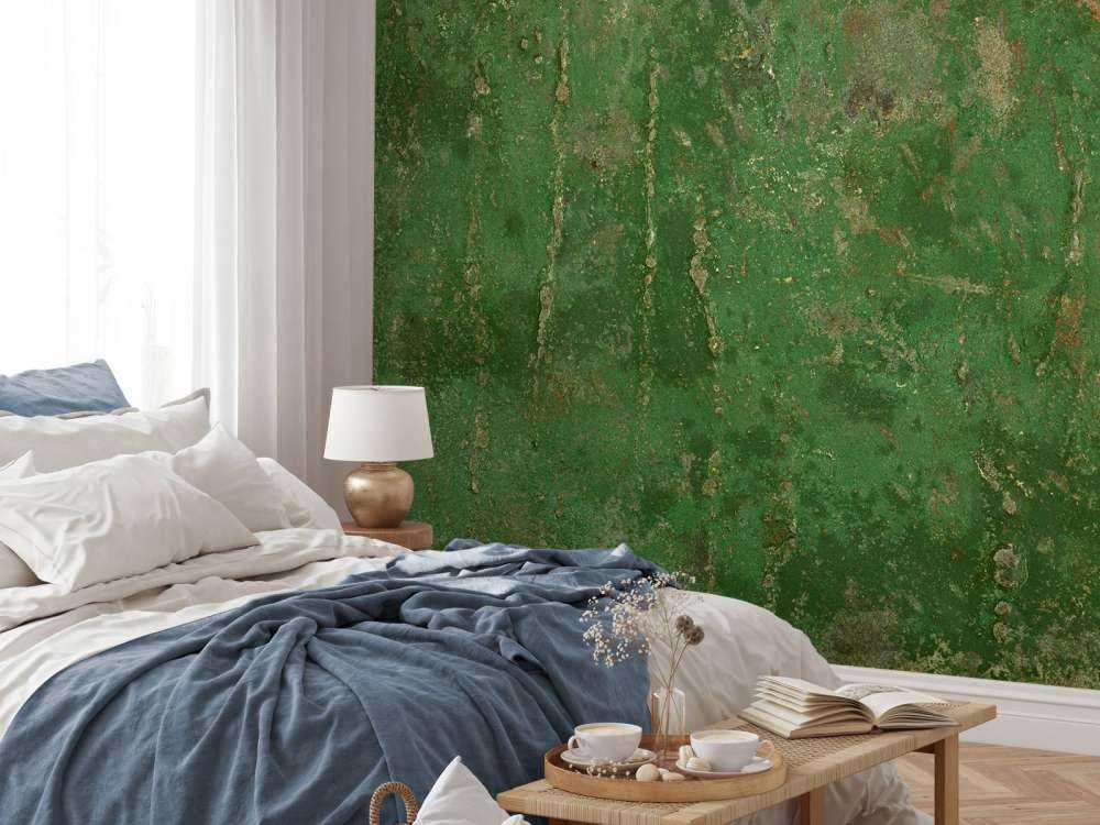 Metallo ossidato verde