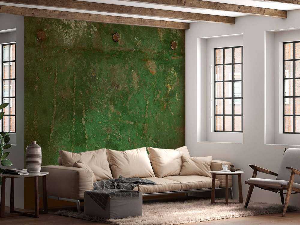 Metallo ossidato verde