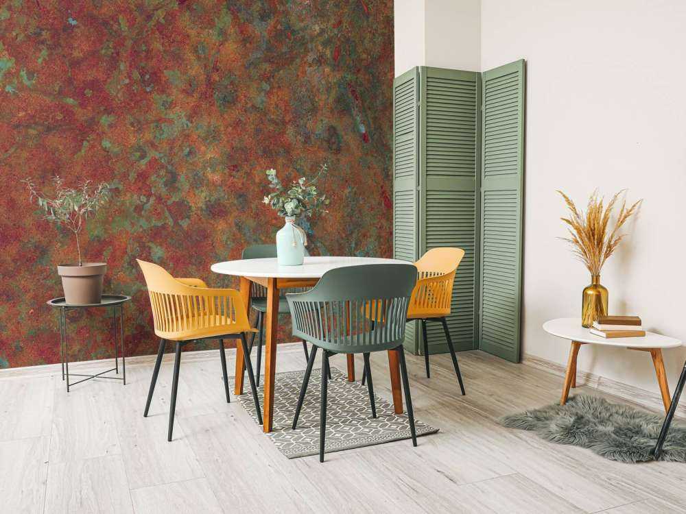 Metallo industriale ossidato