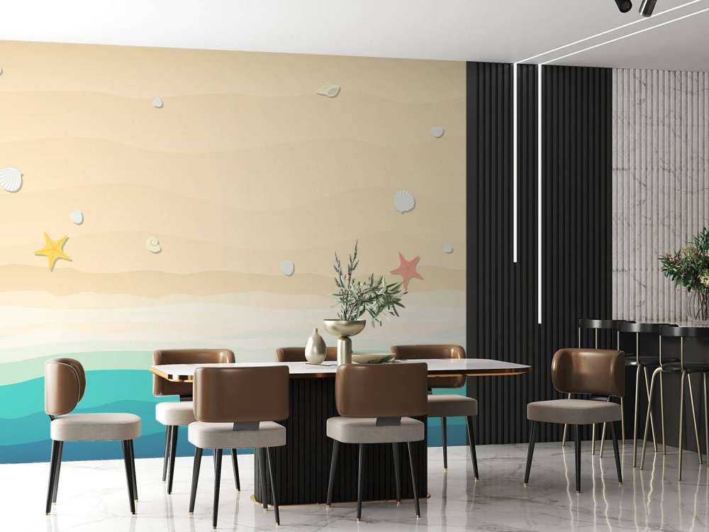 Disegno di una spiaggia