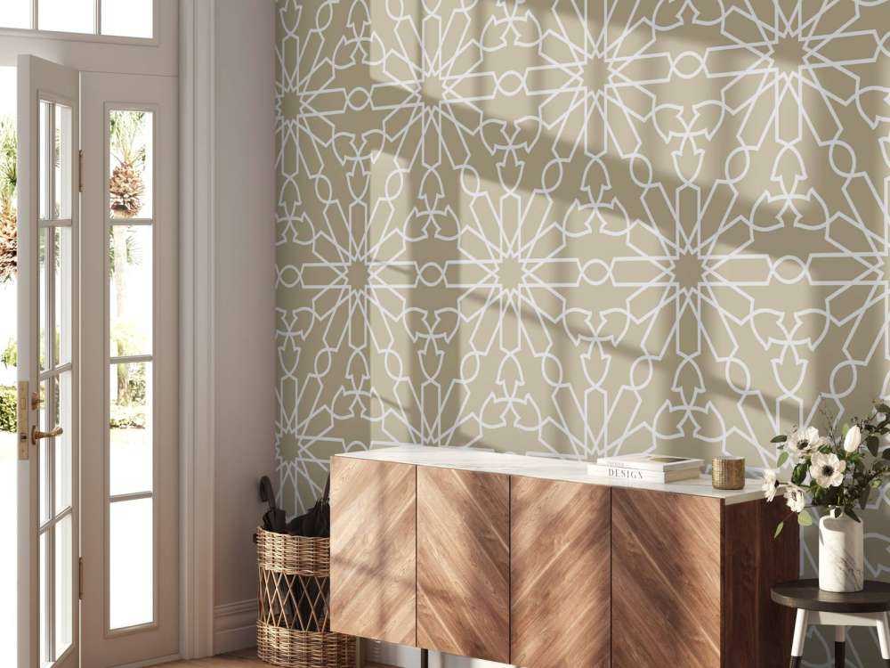 Fiori geometrici, oro