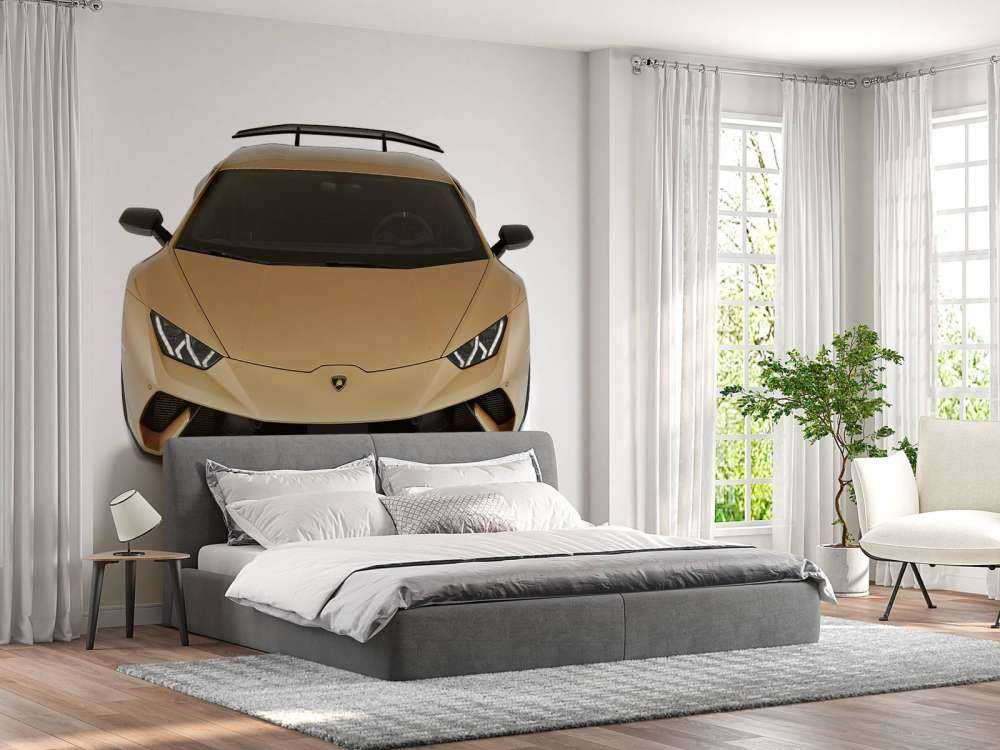 Lamborghini Huracán - Fronte dall'alto, bianco