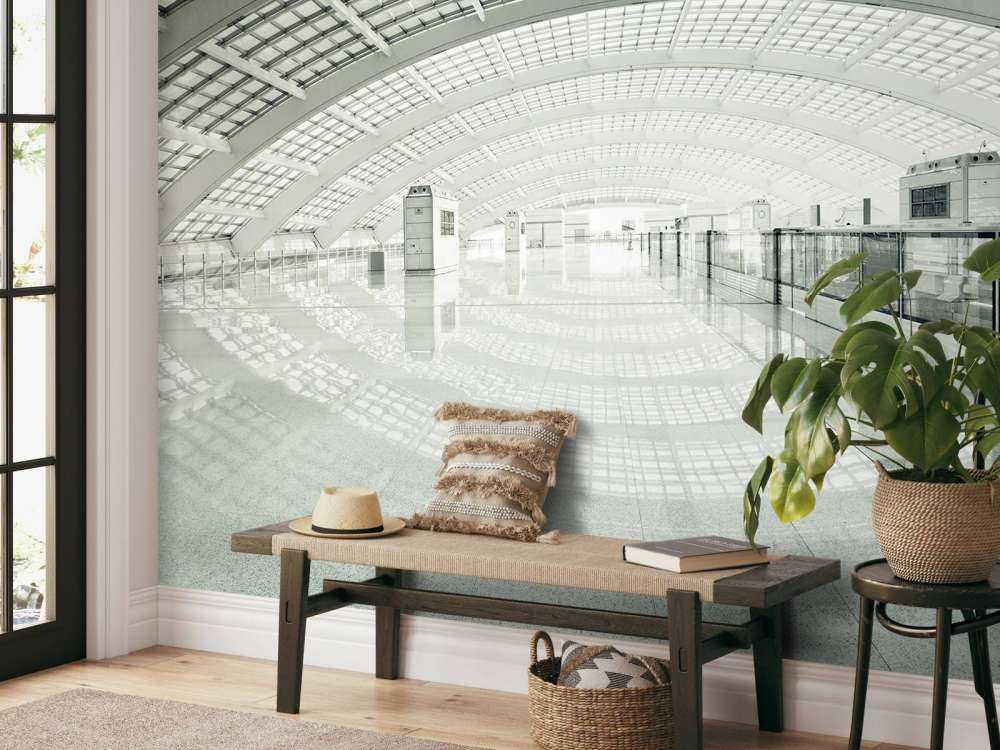 Sala moderna con arrotondamento