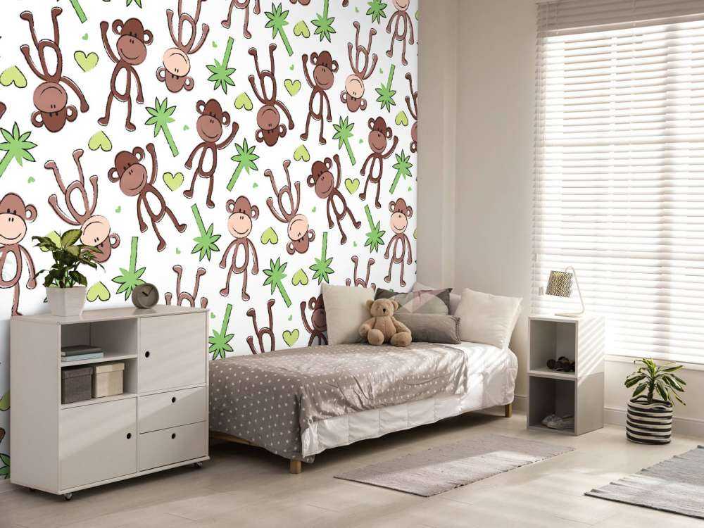 Scimmie e palme