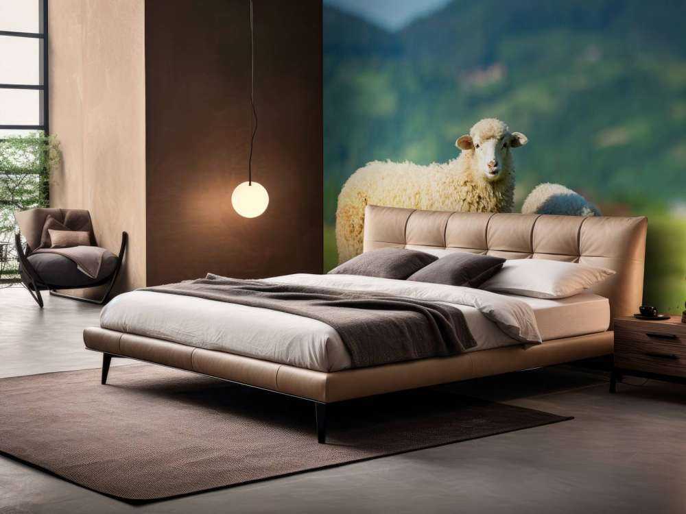 Due pecore al pascolo