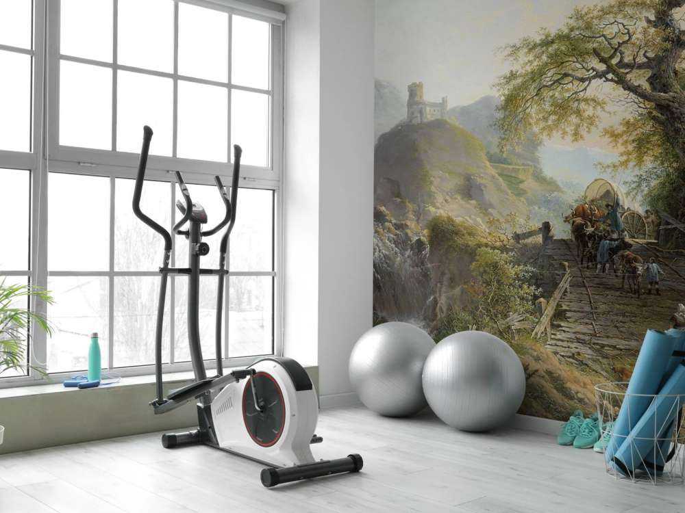 Paesaggio montano vicino a Düsseldorf