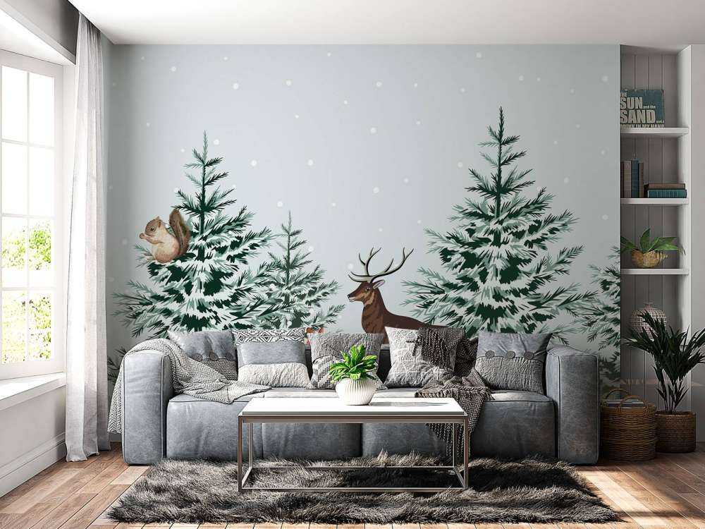 Gioia degli Abitanti della Foresta Invernale