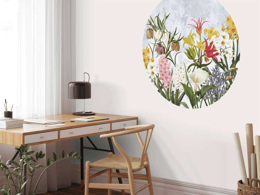 Fiori di Primavera - Cielo Nuvoloso Blu