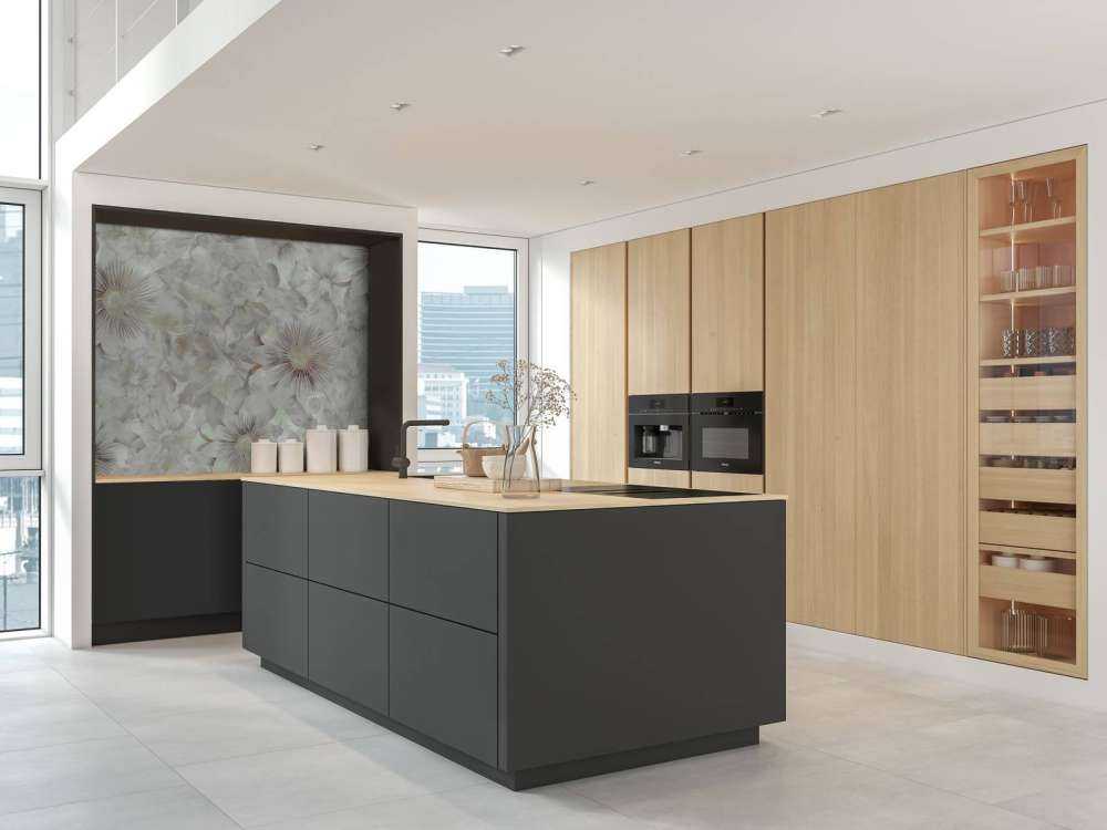 Eleganza Botanica Acquerello Grigio Nebbioso