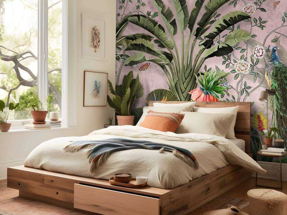 Pavone nella Bellezza Tropicale