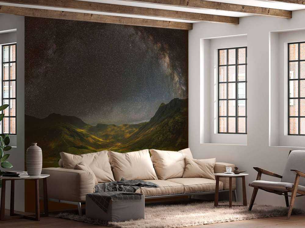 The Milky Way above Mickleden Valley - at Lake District