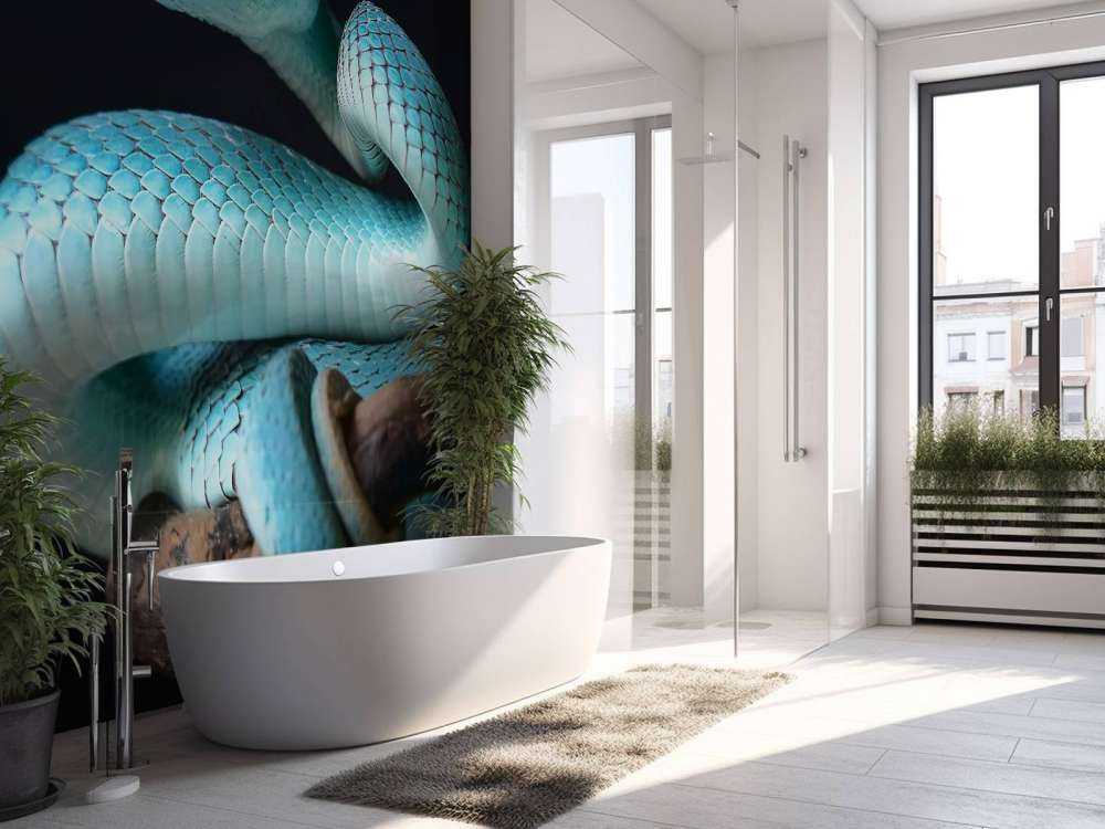 Serpente blu insulare