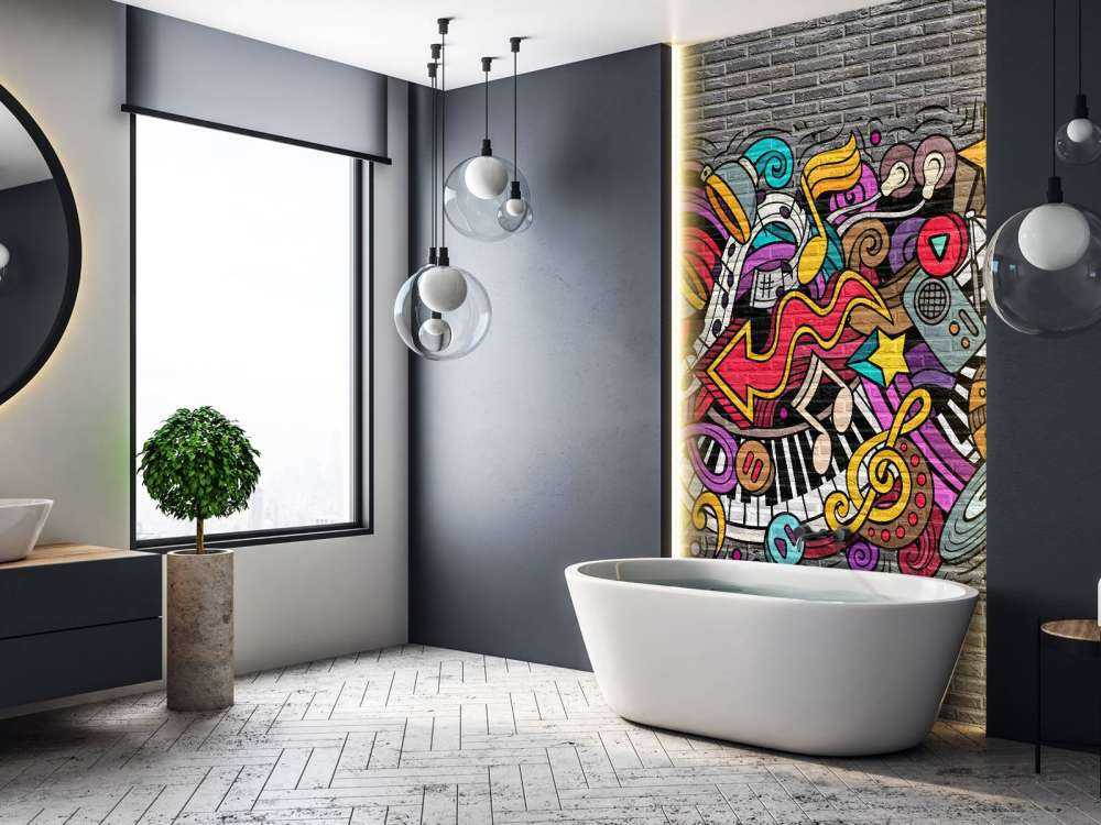 Graffiti musicali su mattoni