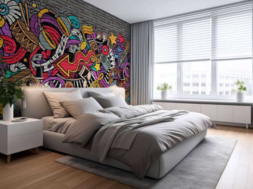 Graffiti musicali su mattoni