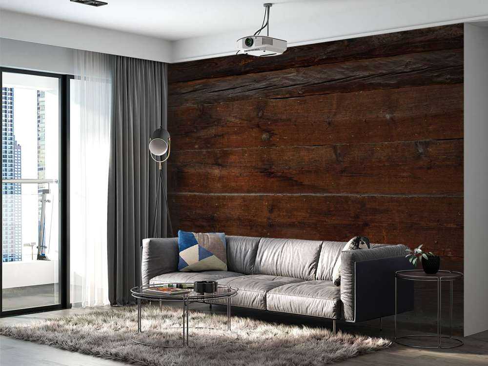 Varie tavole di legno scuro