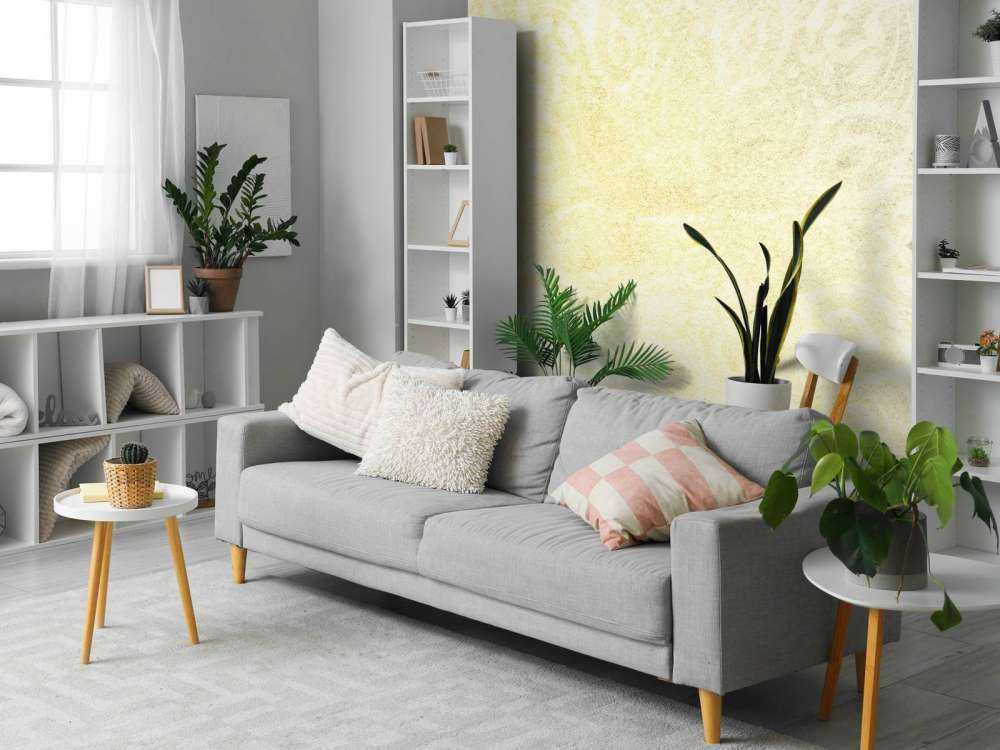 Mandala gialli e grigi