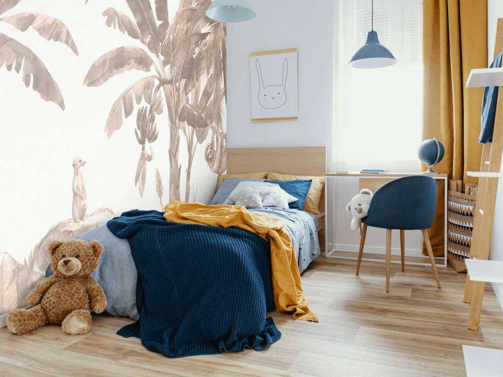 Piccoli animali della giungla in taupe