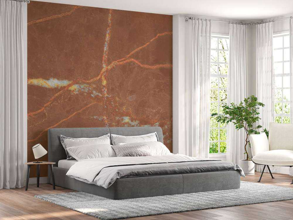 Marmo di terracotta con linee