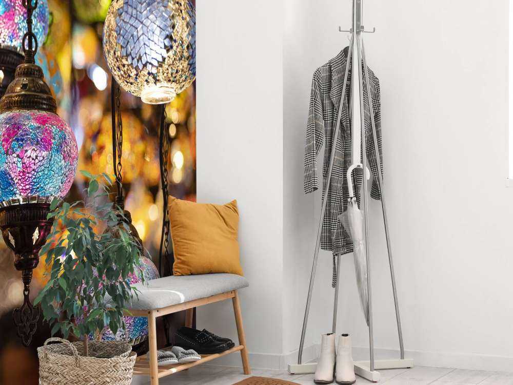 Lampade in vetro colorate