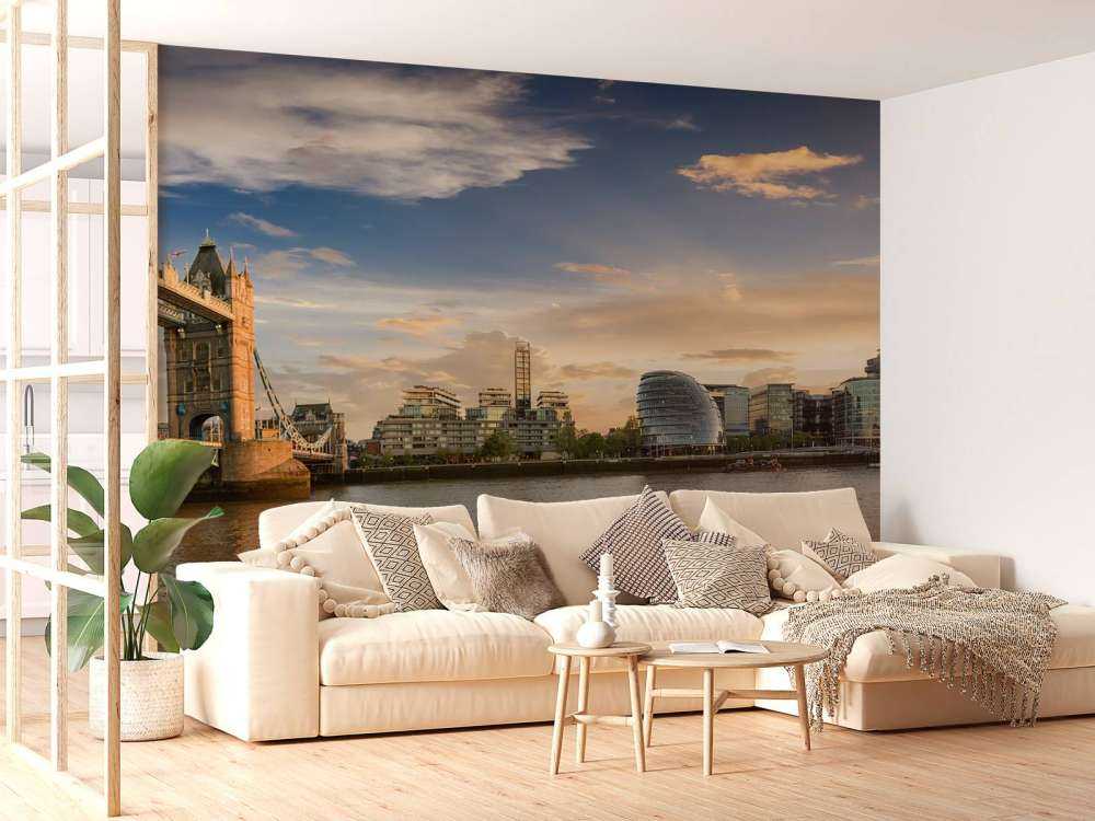 Skyline Londra con Tower Bridge