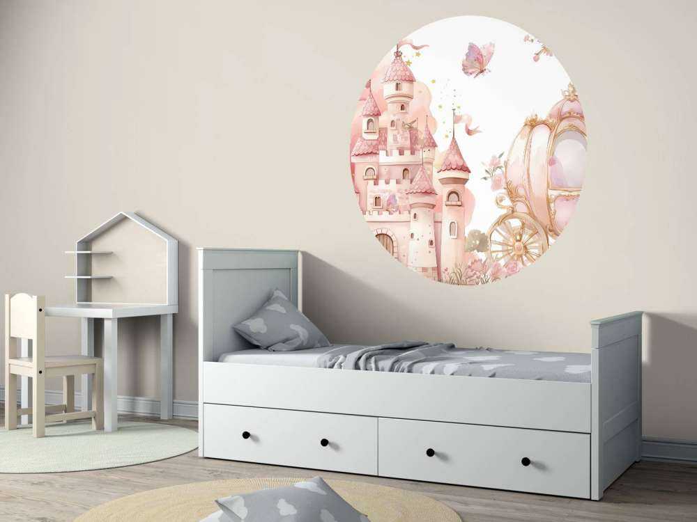 Castello delle favole e carrozza di rose