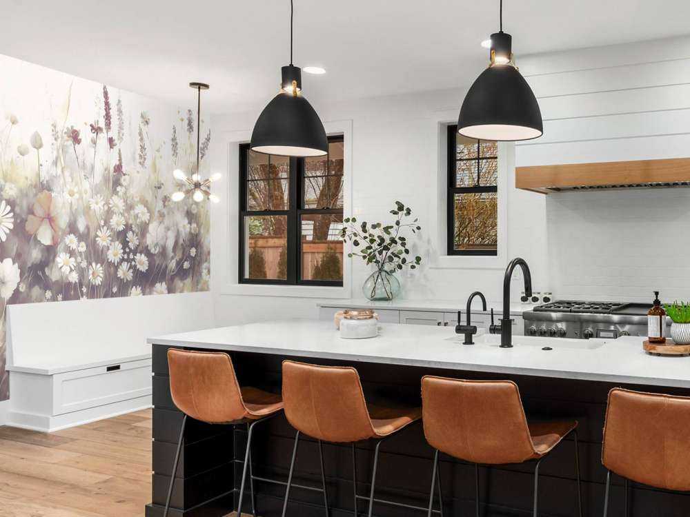 Lussureggiante Verde dell'Estate Marrone Dorato