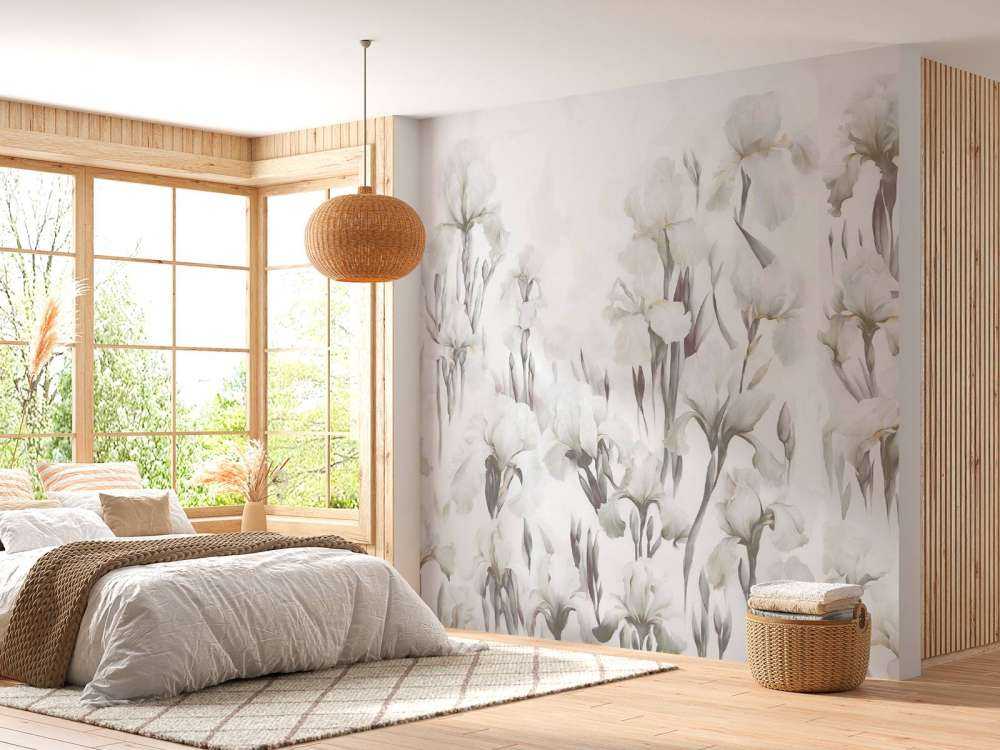 Iris danzano beige senza soluzione di continuità