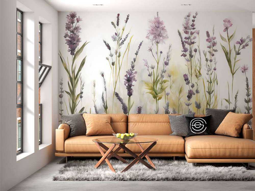 Lavanda Radura Senza Giunzioni Beige Caldo